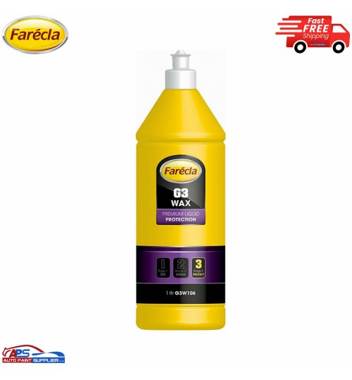 G3 Farecla G3W106 WAX Liquid Polish High Gloss Protection 1-LTR